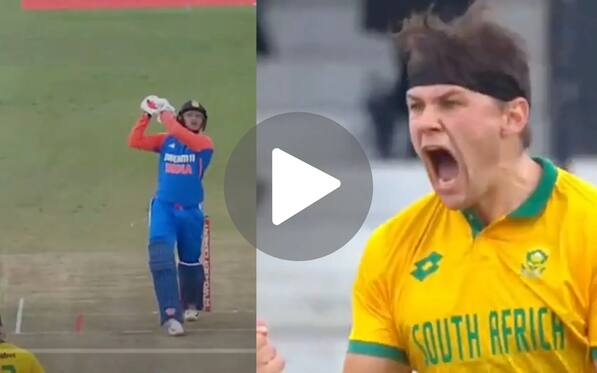 [Watch] Abhishek Sharma Gets Trapped As Coetzee Celebrates Animatedly After First-Ball Success